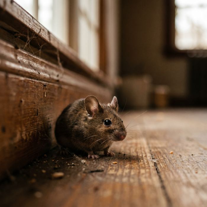 Mouse near a wall
